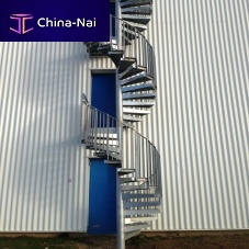 Spiral staircase BAROmetal stepsteel framehome