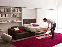 Modular sofa SWINGbedcontemporaryfabric