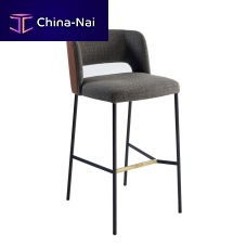 Contemporary bar chair HARRI indoorfabricleather