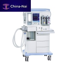 Trolley-mounted anesthesia workstation Leonwith respiratory monitoringwith ventilatorwith gas scavenging system
