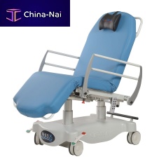Electric treatment chair MULT-V2-6003-sectionon castersheight-adjustable