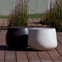 Contemporary side table SHASTAceramicroundhome