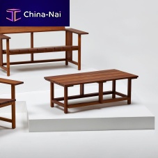 Contemporary coffee table CLERICIirokoiroko baserectangular