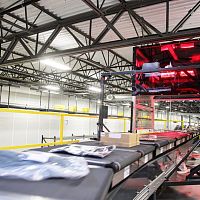 Cross-belt sorter CROSSORTERfor logisticsopticalprocess