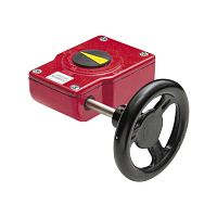 Manual valve actuator KXV4PE seriesrotaryworm gearwith integrated limit switch