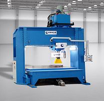 Hydraulic press straighteningcuttingframe