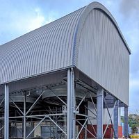 Roof sheet metal GRANITE® HDX corrugatedsteel3D