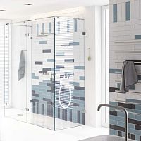 Shower door hinge MOVEstainless steelhomepolished