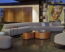 Modular sofa Casinosemicircularcontemporaryfabric