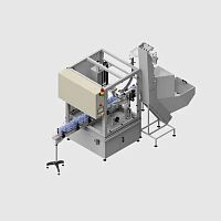 Bottle capping system CAPLINE CNfor the pharmaceutical industryautomaticrotary
