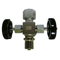 Pressure gauge valve V128.01needlewith handwheelshut-off