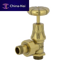 Radiator shut-off valve ARSENAL brassindoor1-hole