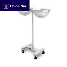 Double bin surgical basin stand EMP.MED.SK seriestrolley-mounted