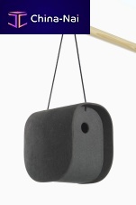 Fiber-reinforced concrete birdhouse BIRDYhanging