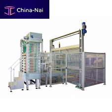 Top-loading tray packer automaticfor bottles