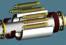 Planetary roller screw cylinder DGRHTV30-60electricsteelhigh-force
