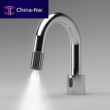 Washbasin mixer tap Design Line IR-Sensorcountertopelectronicchromed metal