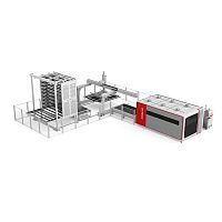 Fiber laser cutting machine for metalsheet metaltube