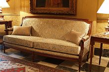 Classic sofa 3141/1fabricbrown2-person