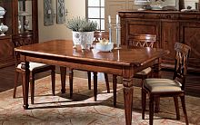 Traditional table LEONARDOwalnutrectangular
