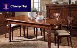 Traditional table LEONARDOwalnutrectangular