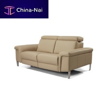 Corner sofa GALAXYcontemporaryleatherbeige