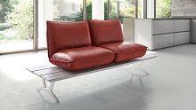 Contemporary bench SCHWOF woodenfabricleather