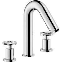 Bathroom sink double-handle mixer tap SO130211/2CRcountertopmetalbathroom