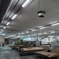 Recessed ceiling light fixture COMPACTLEDlinearIP66