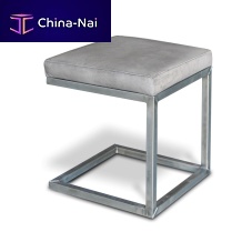 Contemporary stool LOFTsteel basepainted steel baseupholstered