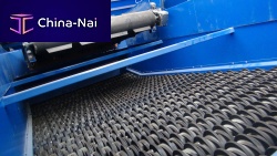 Crushing recycling plant with cutting