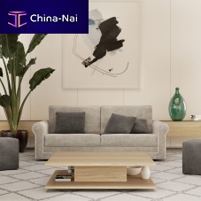 Sofa bed HUGO CLASSICcontemporaryfabricwhite