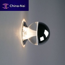 Surface-mounted light fixture BOULY W/CLEDroundIP40