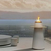 Floor-mounted garden torch FARsteel