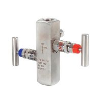 2-channel manifold V102stainless steelisolationcalibration