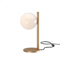 Table lamp TALISmetalblown glassopal