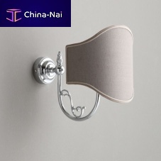 Traditional wall light 2indoorfabricchromed metal