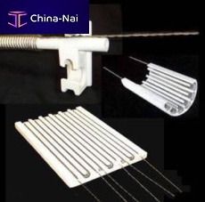 Tubular heating element ceramic