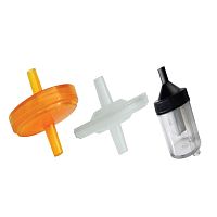 Bacterial filter for liquidsfor medical suction pumpssingle-use