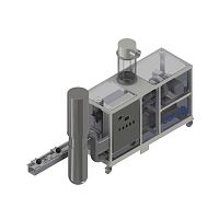 Plastic waste compactor PPR100mobilehorizontal