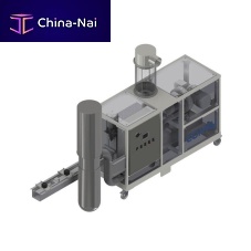Plastic waste compactor PPR100mobilehorizontal