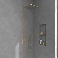 Wall-mounted shower head UNIVERSAL : TVC000006000XXsquareraincommercial