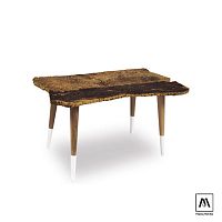 Rustic style table UNIONEcorkwooden baserectangular