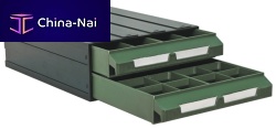Small parts storage chest of drawers 240 x 345 x 100 mm | K-8/2