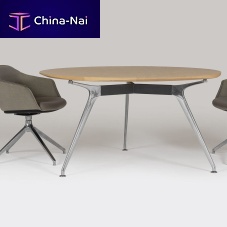 Contemporary table OMEGAsteelaluminiumsteel base