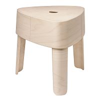 Contemporary stool PLEKTRAplywoodplywood base3-legged