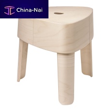 Contemporary stool PLEKTRAplywoodplywood base3-legged