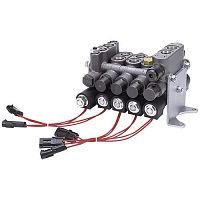 Spool hydraulic directional control valve 17 solenoid-operatedpilot-operatedcompact
