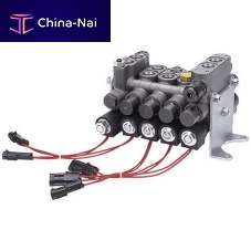 Spool hydraulic directional control valve 17 solenoid-operatedpilot-operatedcompact