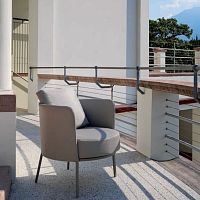 Traditional armchair DE610fabricmetalgarden